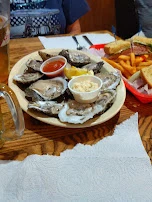 Raw Oysters and Club Sandwich